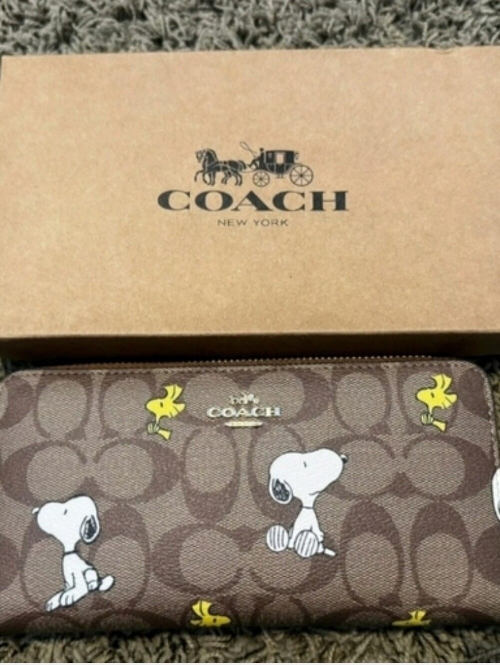 Coach X Snoopy Collab & Zip Long Wallet
